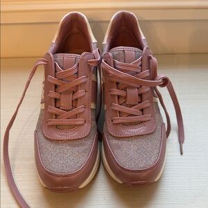 Michael Kors Mauve and Pink Sneakers